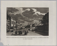 KG 07444
<br/>
Geschiedenis godsdiensten: Synagogen in Amsterdam met loofhutten
<br/>
<em>Philips Jacobsz., Caspar (1732-1789)</em>